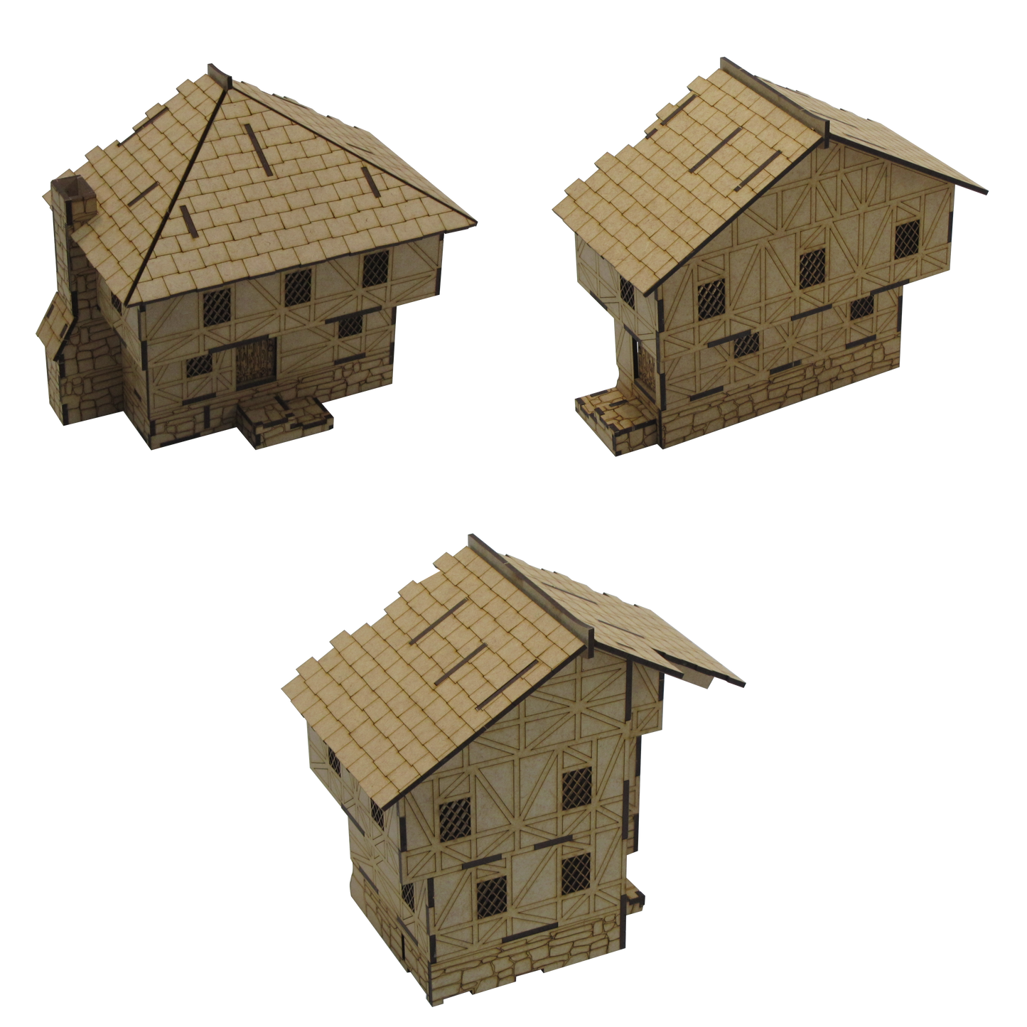 Half Houses - Set of 3