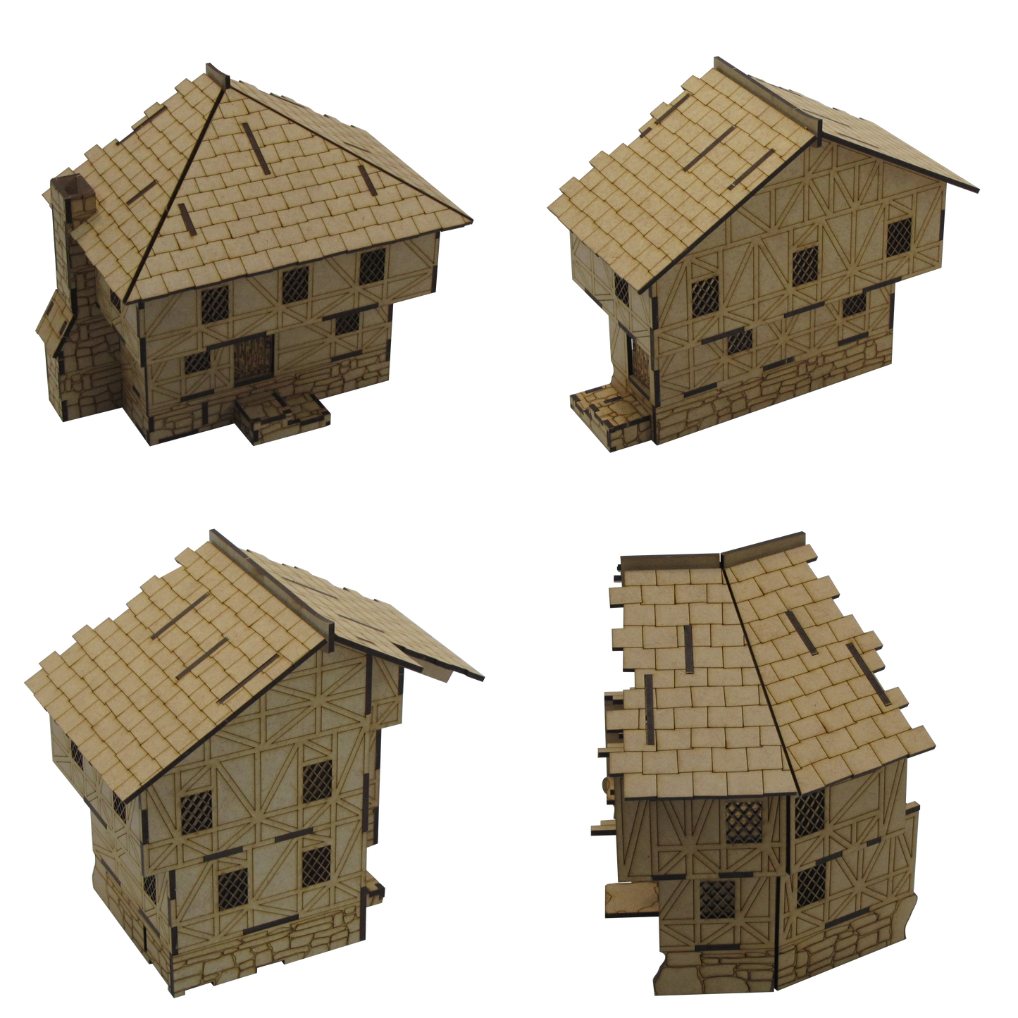 Half Houses - Set of 4